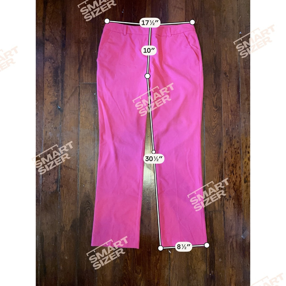 New York & Co. 7th Avenue Fuschia Color Dress Pants EUC - Size 10 Average - Picture 6 of 7